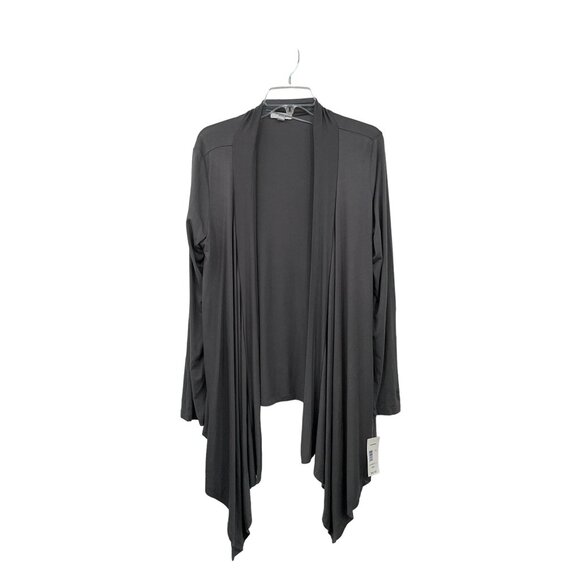 Great Northwest Tops - Great Northwest Indigo Waterfall Cardigan Womens L NEW Gray